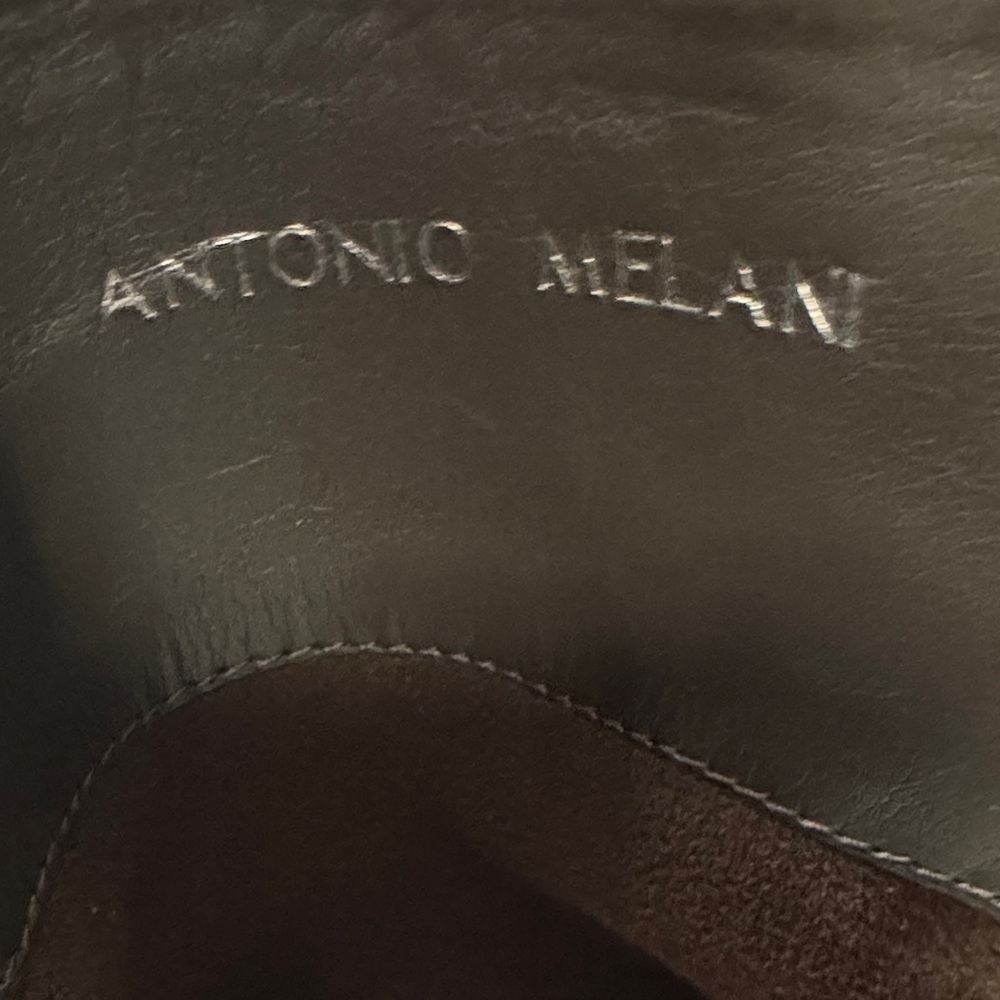 ANTONIO MELANI Dark Brown Heeled Boots - Picture 10 of 12